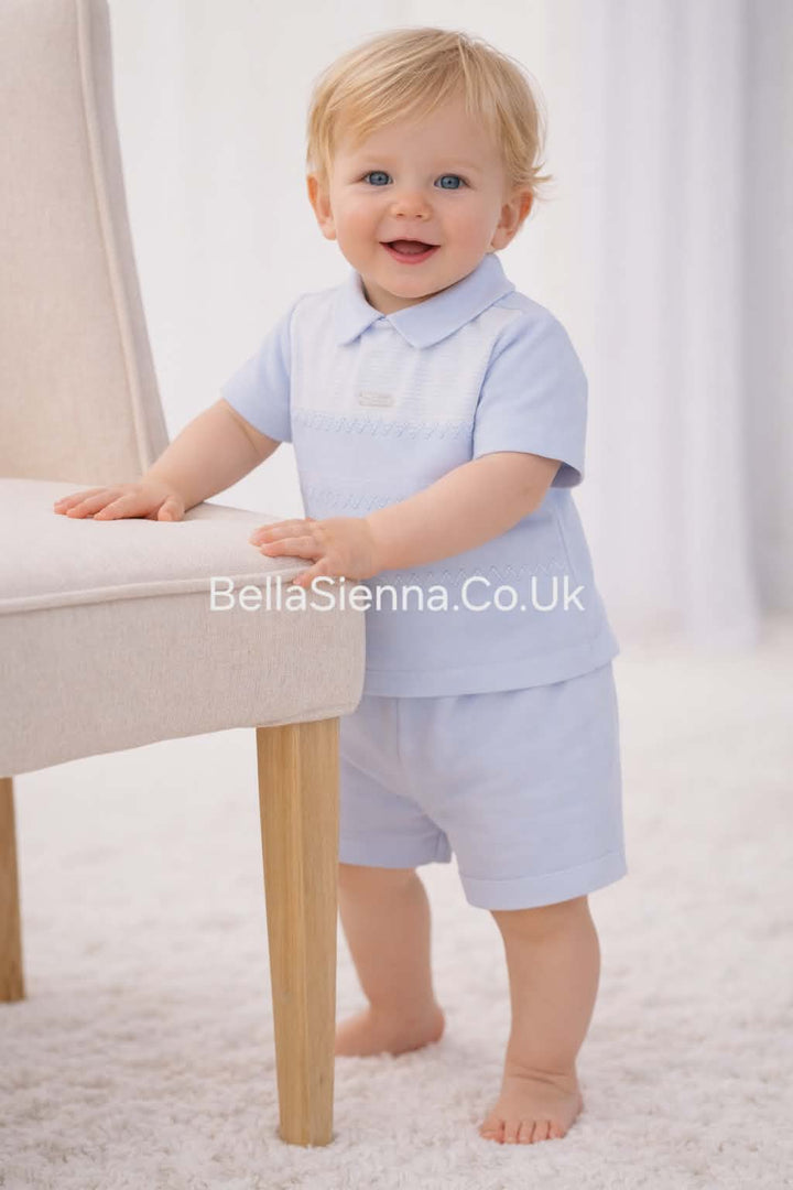 Blues Baby Boys 2 Piece T-Shirt & Shorts Set - BB5031