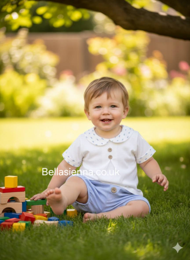 Calamaro Baby Boys Two Piece Jam Pants Set - 11278