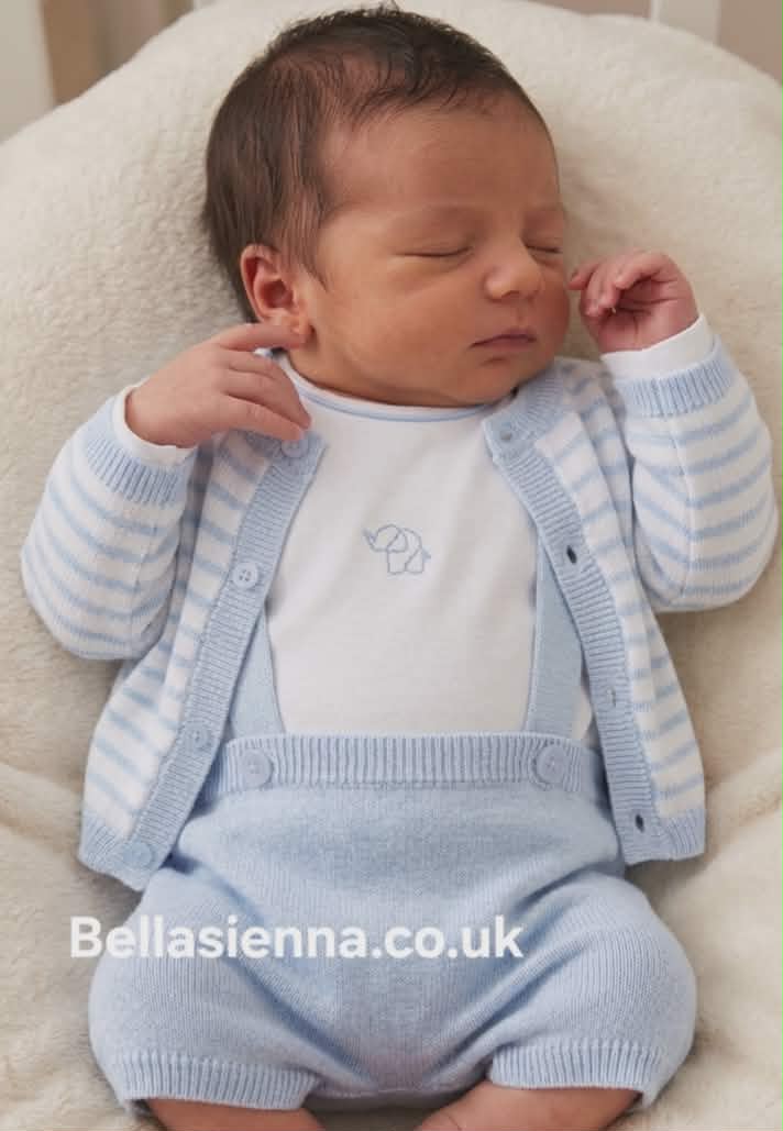 Mayoral Baby Boys Fine Knitted Three Piece Outfit 1201