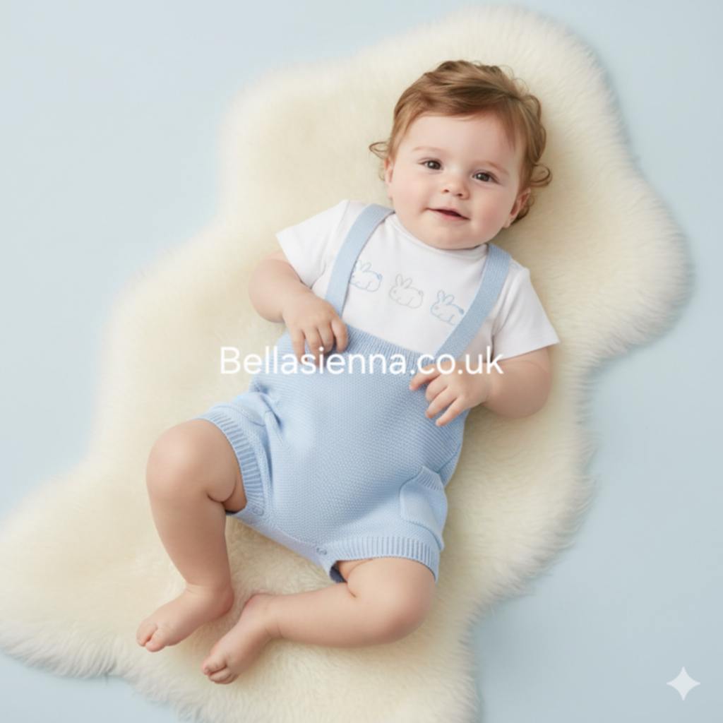 Mayoral Baby Boys Three Piece Fine Knitted Summer Outfit 1202