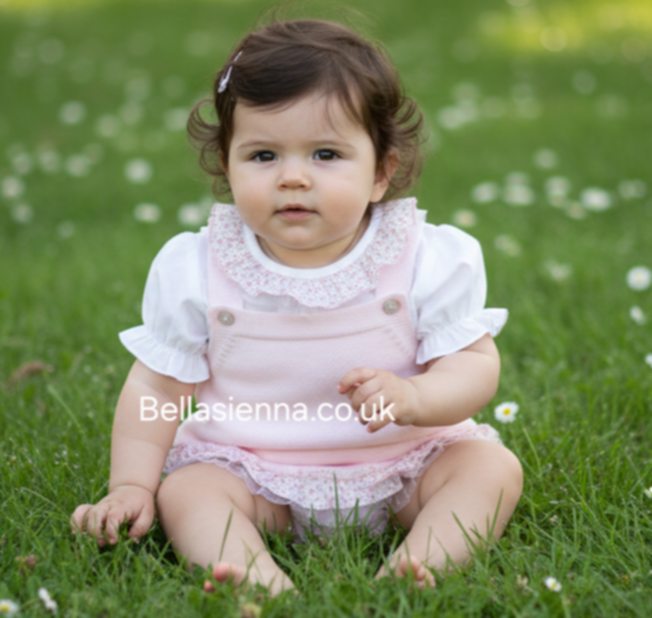 Granlei Two Piece Knitted Romper & Blouse - 122-212S