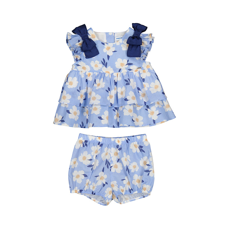 Mayoral Two Piece Floral Shorts Set - 1232