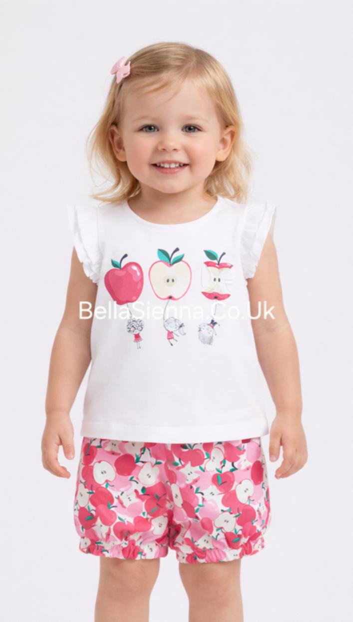 Mayoral ECOFRIENDS patterned short set baby girl 1244
