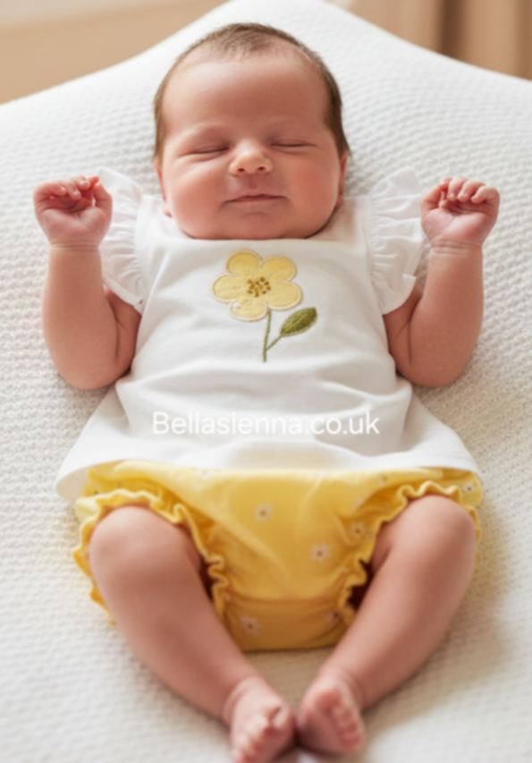 Mayoral Baby Girls Top & Jam Pants Set - 1255 - Sunny