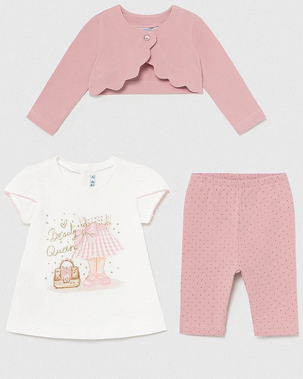 Mayoral Baby Girls Three Piece Summer Legging Set 1706