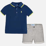 Mayoral Boys Blue T-Shirt & Blue Shorts Set 1064
