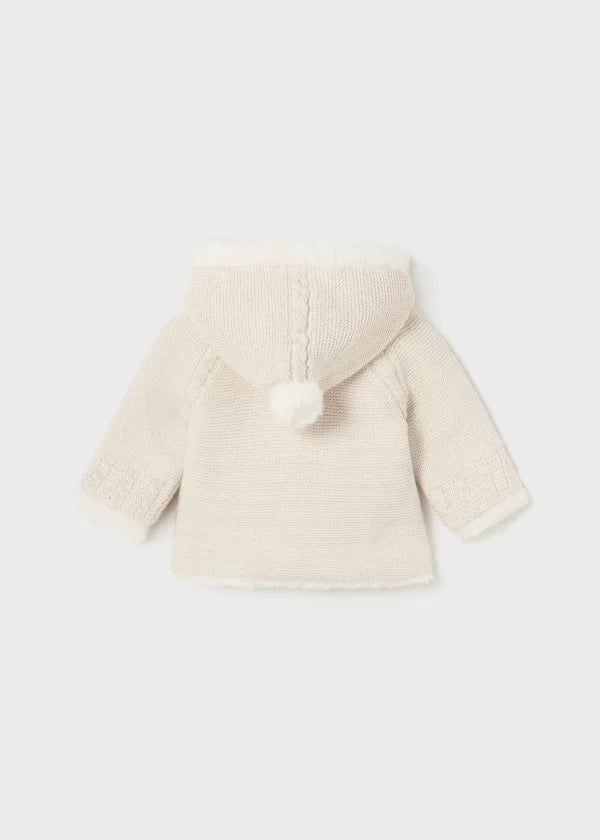 Mayoral Newborn tricot pom pom jacket  2304
