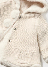 Mayoral Newborn tricot pom pom jacket  2304