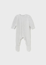 Mayoral Newborn tricot romper Better Cotton 2672 Grey