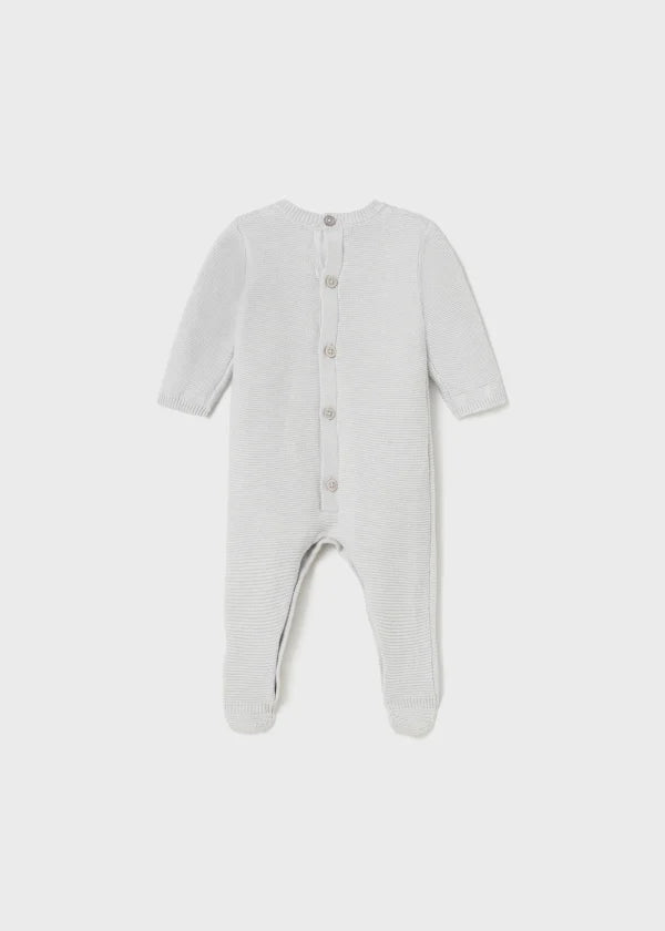 Mayoral Newborn tricot romper Better Cotton 2672 Grey