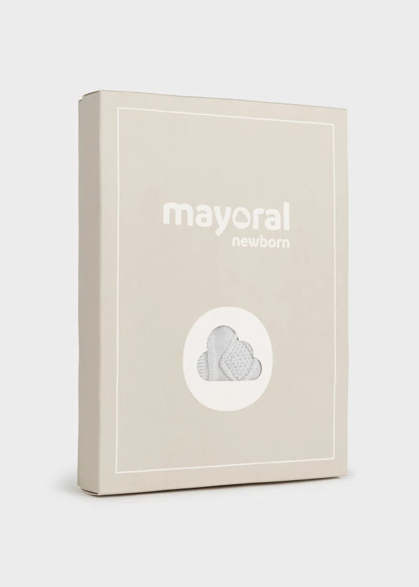 Mayoral Newborn tricot romper Better Cotton 2672 Grey