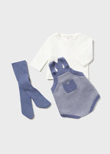 Mayoral Newborn 3 piece set Better Cotton - Blue/Winter 2676