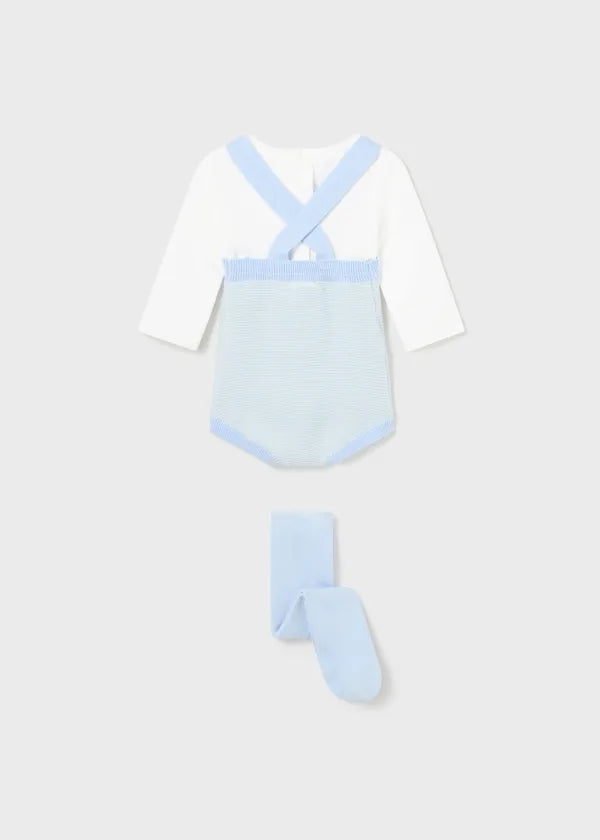 Mayoral Newborn 3 piece set Better Cotton Light Blue - Cielo-2676