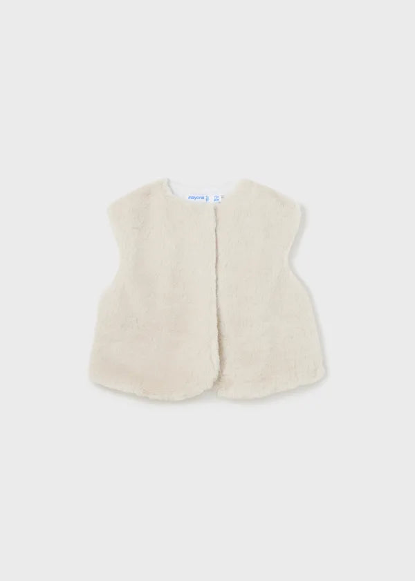 Mayoral Girls Three Piece Leggings, Top & Gilet Set - 2766