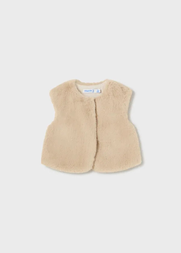 Mayoral Baby 3 piece set with fur gilet 2766
