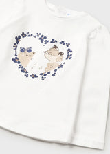 Mayoral Baby 3 piece set with fur gilet 2766