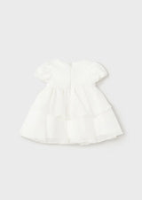 Mayoral Newborn chiffon dress 2857