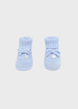 Mayoral Newborn tricot booties Better Cotton 9696 Blue