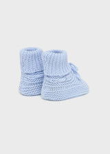 Mayoral Newborn tricot booties Better Cotton 9696 Blue