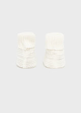 Mayoral Newborn tricot Unisex  booties Better Cotton 9696 Cream