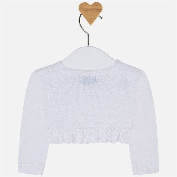 Mayoral Baby Girls White Cardigan - 1311