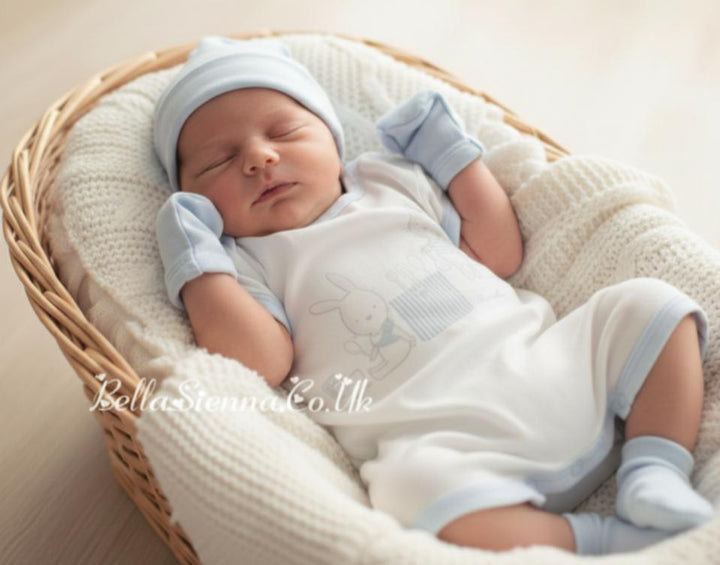 Barcellino Baby Boys Bunny Romper 1439