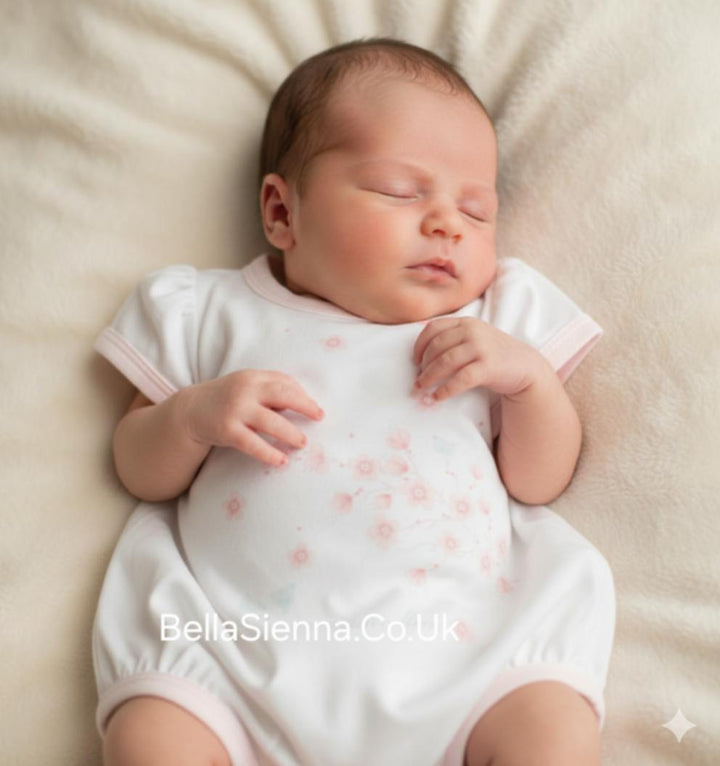 Barcellino Baby Girls Floral Romper - 1454