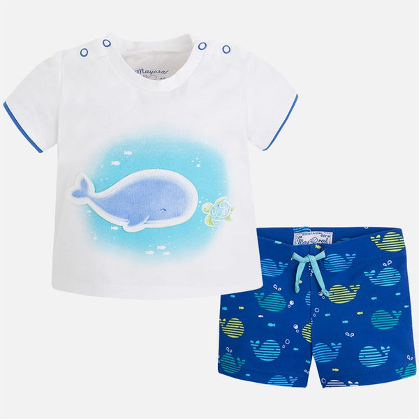 Mayoral Baby Boys Swim Set - Shorts & T--shirt - 1655