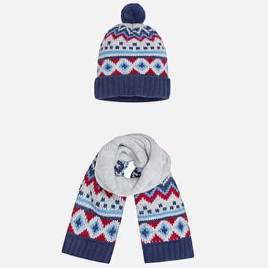Mayoral Hat & Scarf Set - 10221