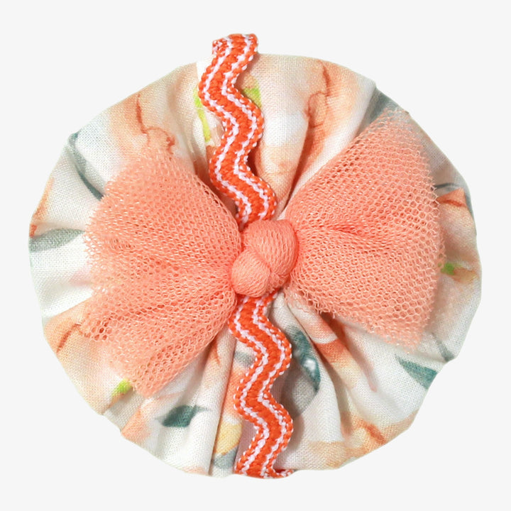 Miranda Baby Girls White & Peach Dress & Pants Set - 129 VB