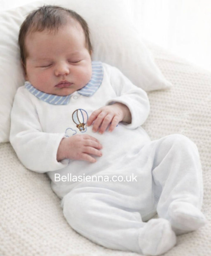 Mayoral Baby Boys Hot Air Balloon All In One Babygrow - Sleepsuit - 1742