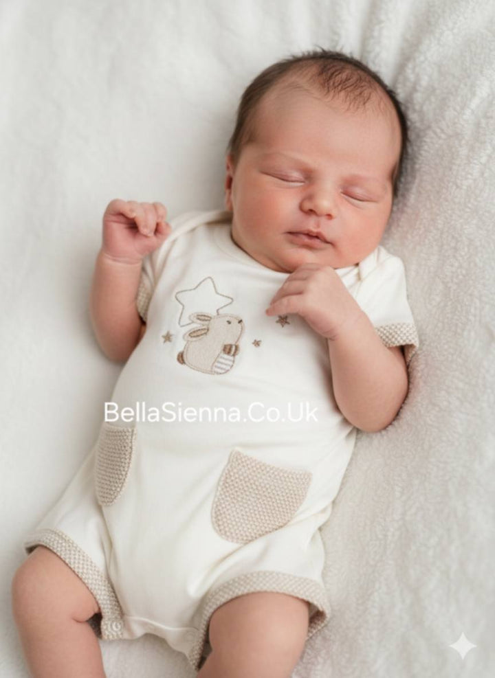 Mayoral Sustainable Boys Cotton Romper - 1755