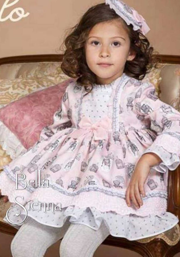 Bea Cadillac Vintage Print Dress