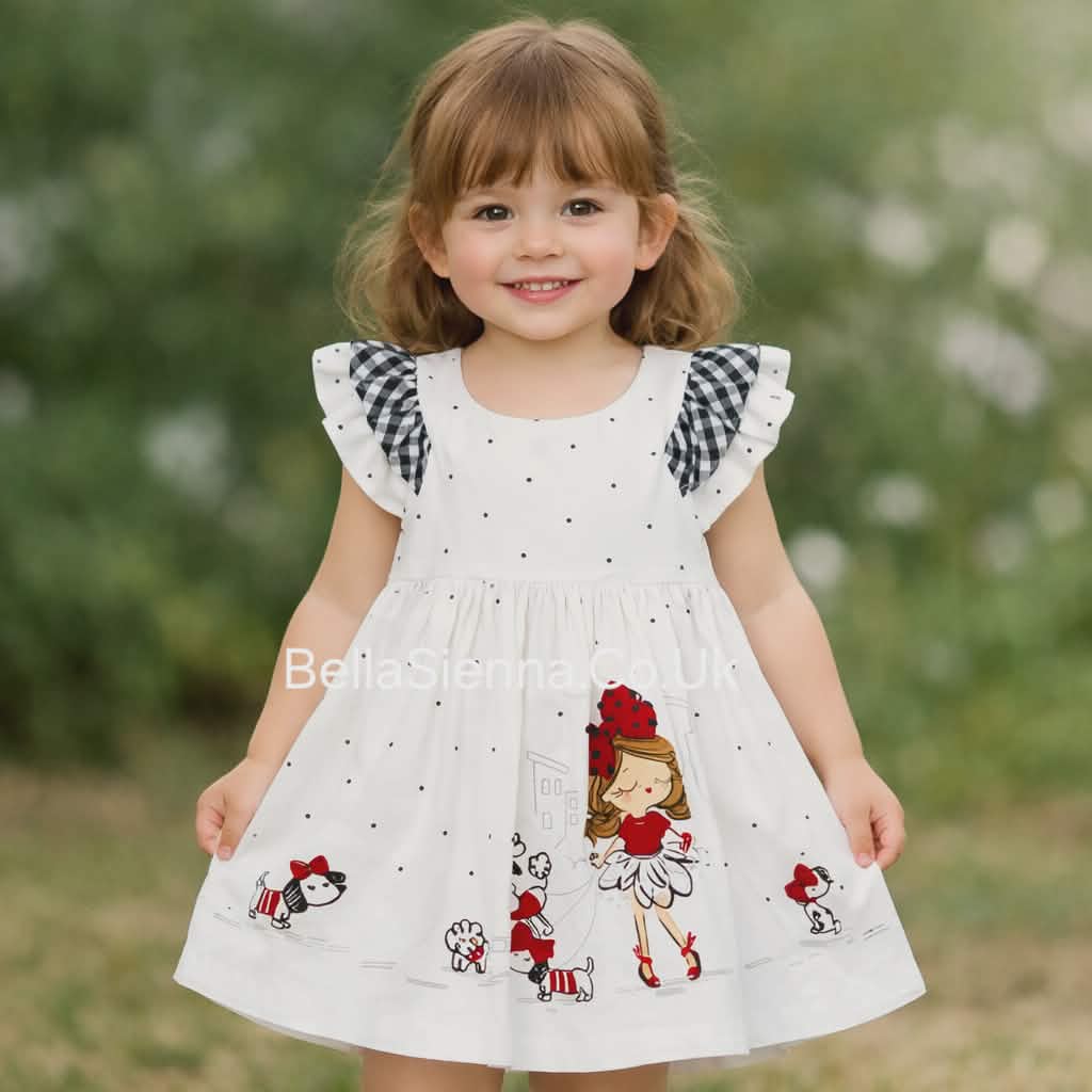 Mayoral Girls Sustainable Cotton Dress - 1954