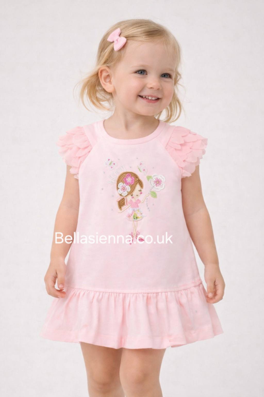 Mayoral Girls Baby Pink Dress 1975