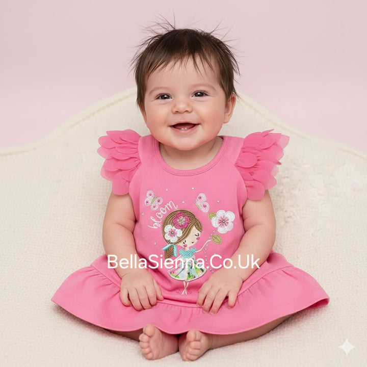 Mayoral Girls Baby Pink Dress 1975
