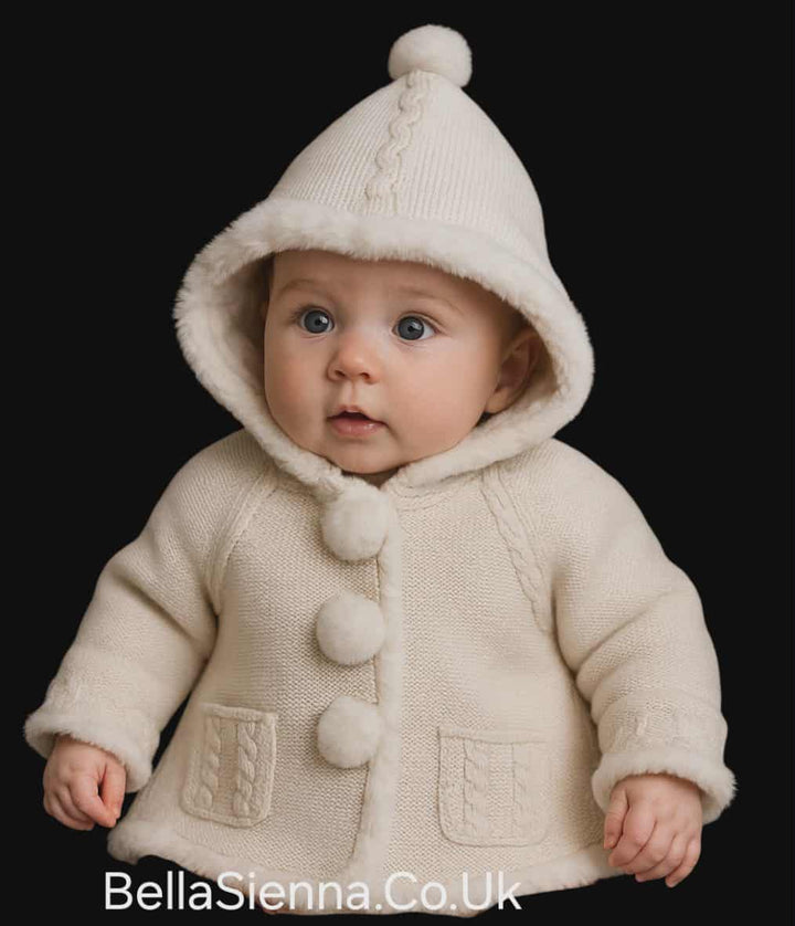 Mayoral Newborn tricot pom pom jacket  2304