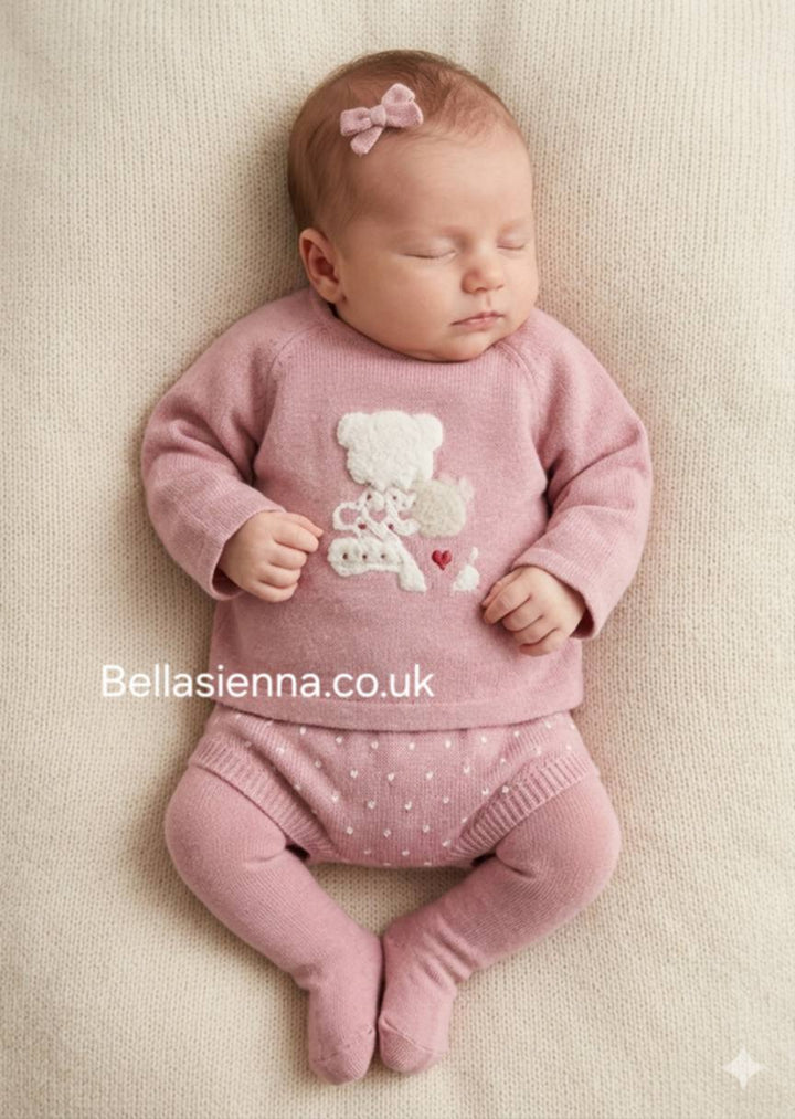 Mayoral Newborn 3 piece tricot set Better Cotton 2234