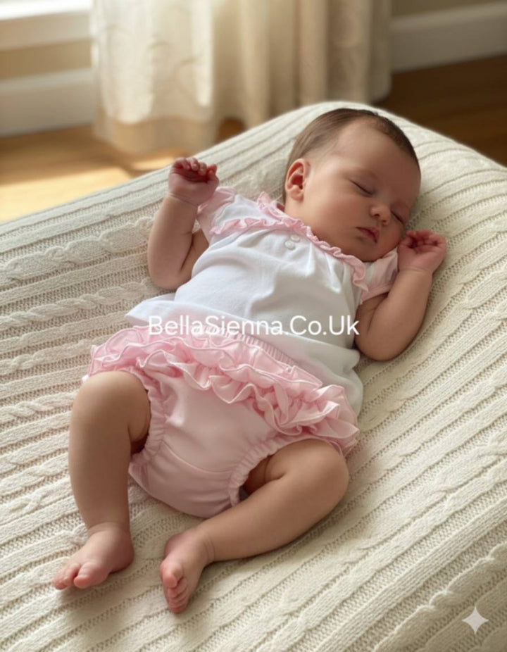 Sarah Louise Top & Frilly Jam Pants Set - 011062
