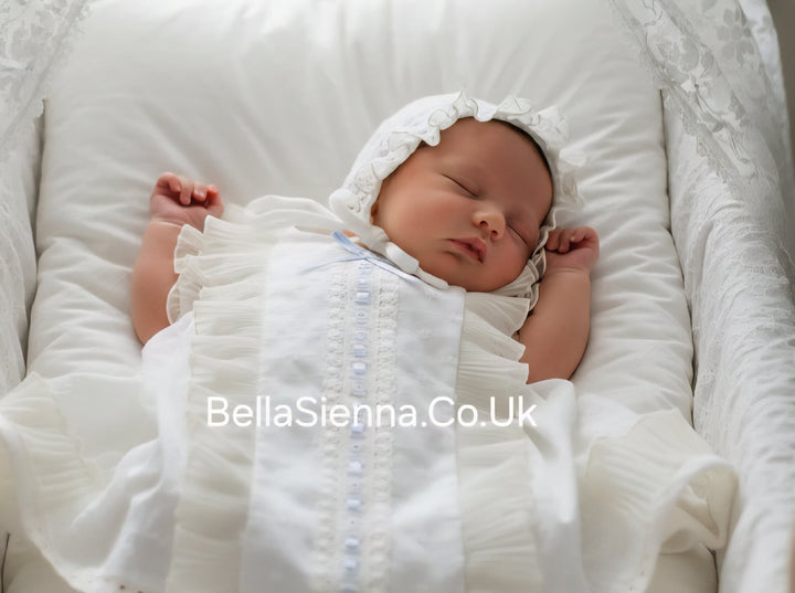 Dolce Petit Ivory Lace Baby Girls Dress Set 2004VGB