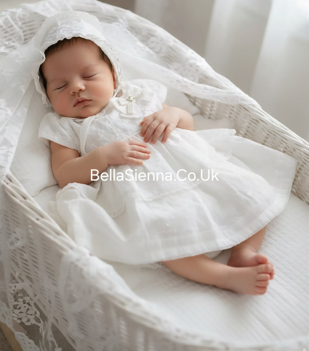 Dolce Petit Ivory Lace Baby Girls Dress Set 2015 VGB