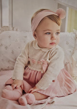 Mayoral Pom Pom Socks And Headband Set - 9657 - Ivory