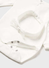 Mayoral Newborn Girl 3 Piece Tulle Set - 2814