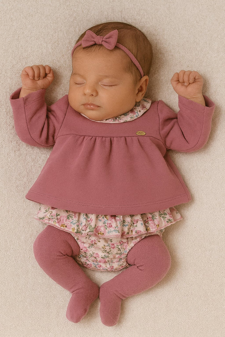 Mayoral Baby Girls Floral Jumper and Skirt Set - 2246