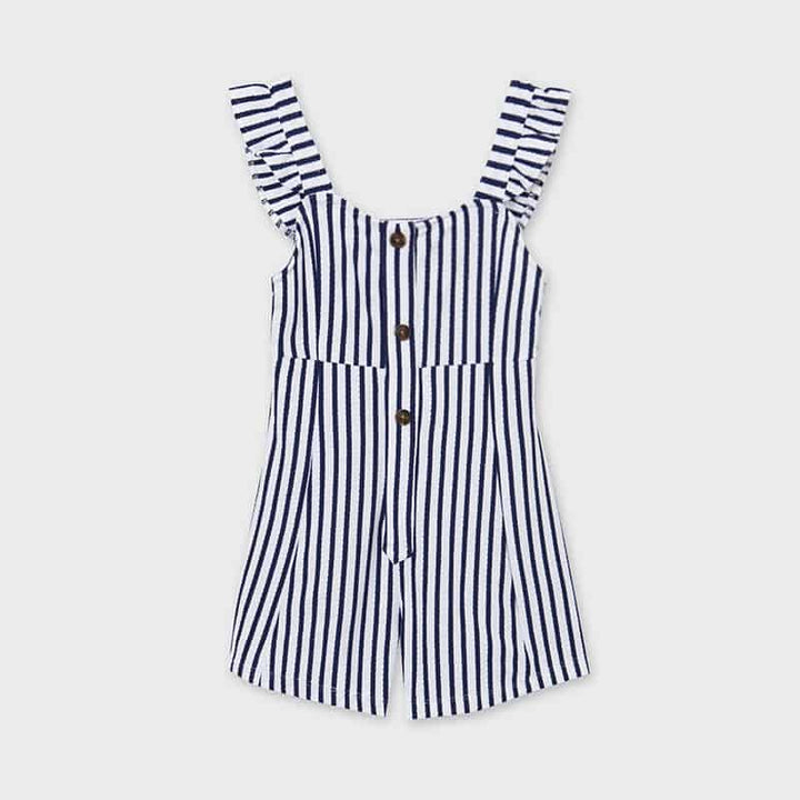 Mayoral Girls Stripe Playsuit 6818
