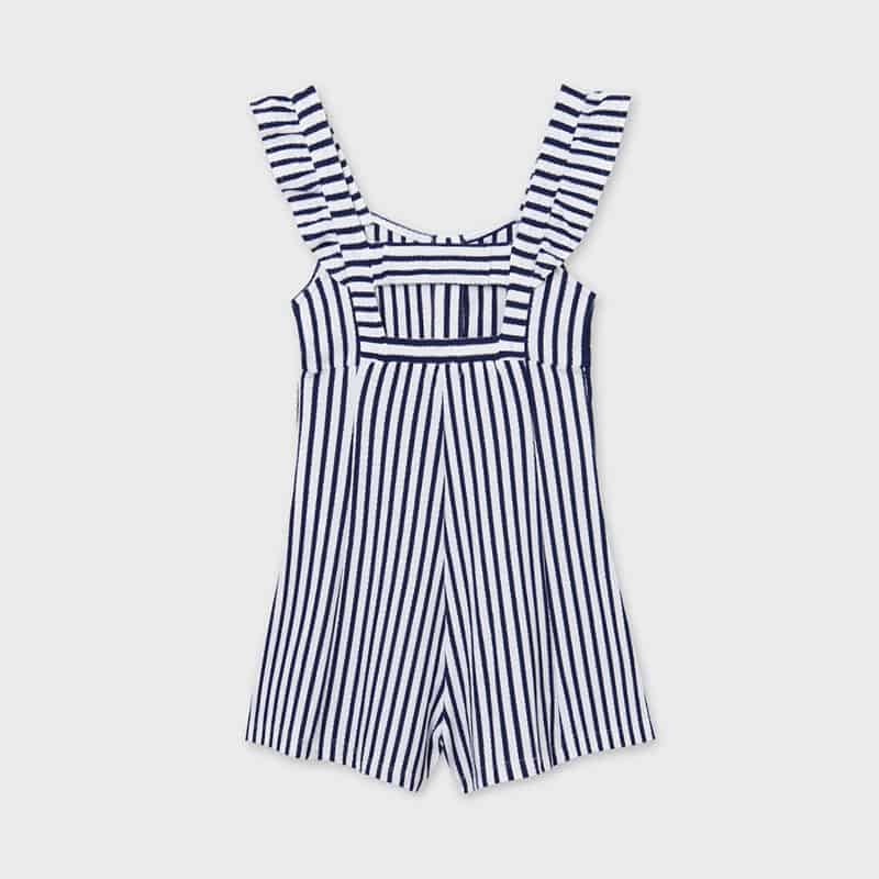 Mayoral Girls Stripe Playsuit 6818