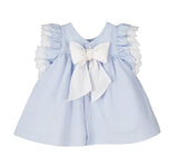 Calamaro Excellent Girls Baby Baby Blue Dress - 21265
