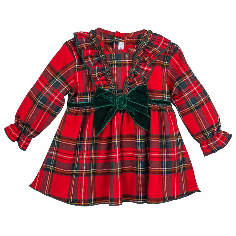 Calamaro Red Tartan Dress -21284