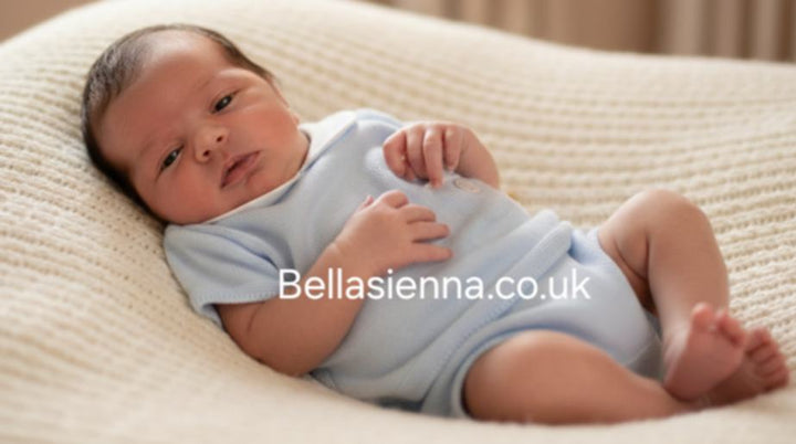 Granlei Boys Blue Fine Knitted Shorts Set -219MC