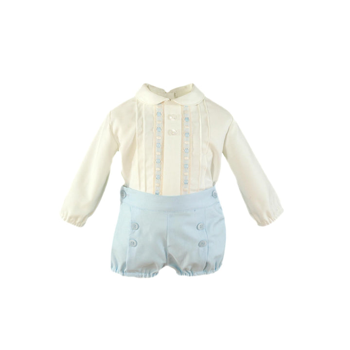 Miranda Boys Blue & Ivory Two Piece Outfit - 22 23